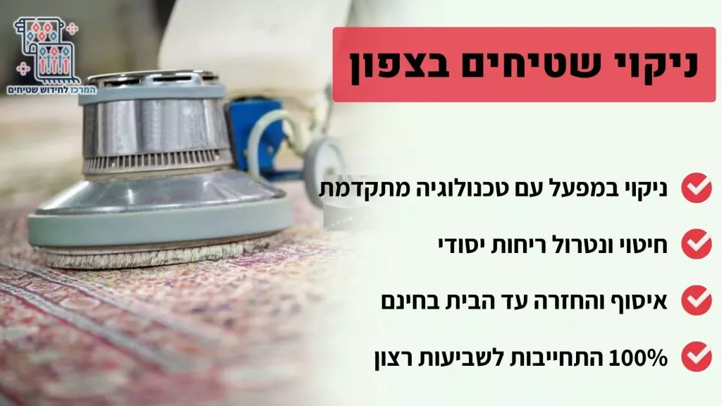 ניקוי שטיחים בצפון